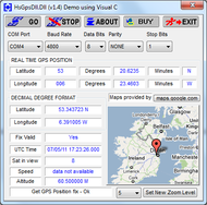 HS GPSDLL Library screenshot